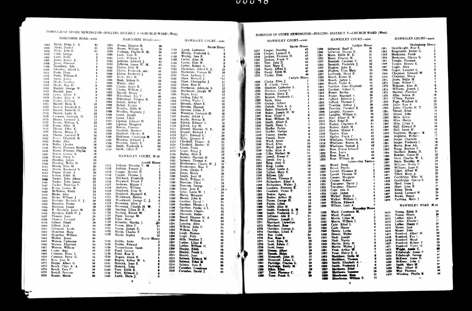 C:\Users\Main user\Documents\Ancestry\Dadaji\Miles Electoral\1951 H, L & A Miles, 15, Shaftesbury Ho, Hawksley Ct.jpg