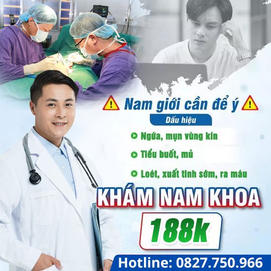 ưu đãi khám nam khoa ở Đà Nẵng
