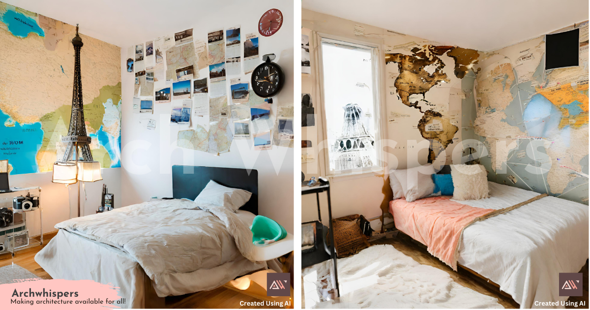 Travel-Themed Decoration Ideas for Teenagers Bedrooms