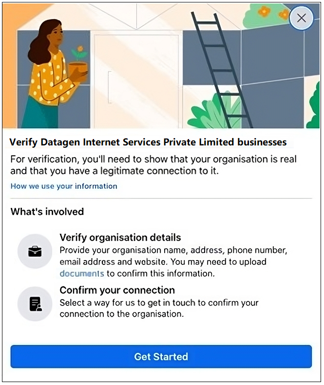 Get Started for Verify Facebook Business Manager Account- Verify Your Facebook Business