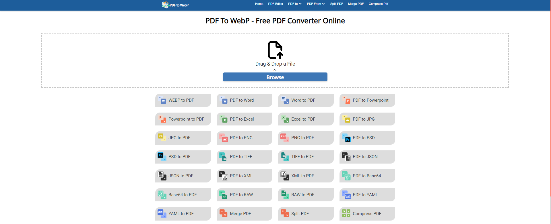 PDF To WEBP