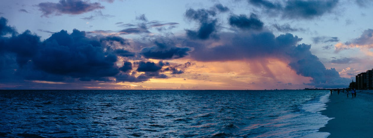 Saying final goodbyes to the sea, to a friend or family.