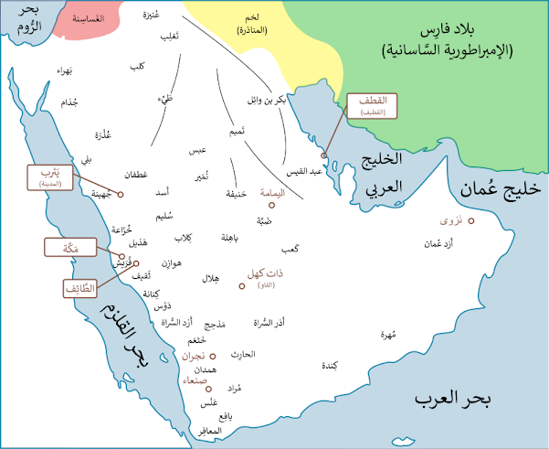 قبيلة باهلة وبنو وائل و عشيرة عفك وال جناحي.