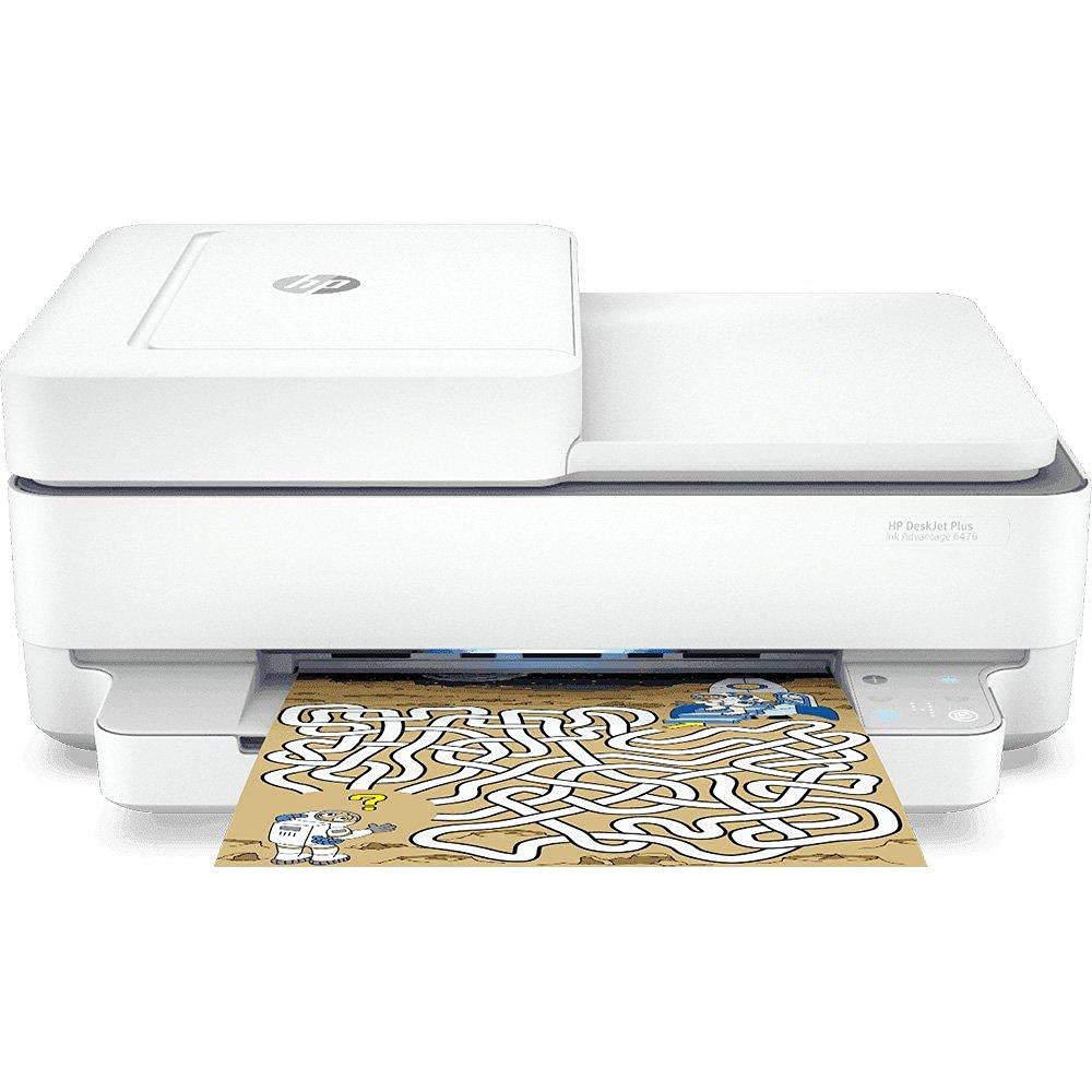Impressora HP DeskJet Plus Ink Advantage 6476 Jato de Tinta Térmico Cor Wi-Fi Scanner Duplex (5SD79A)