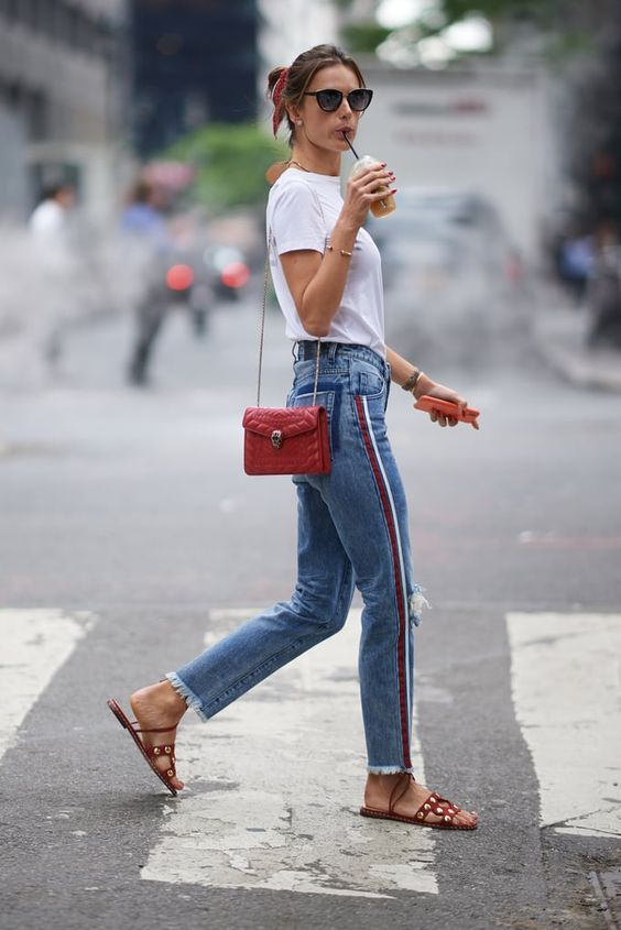 White Tee And Blue Jeans