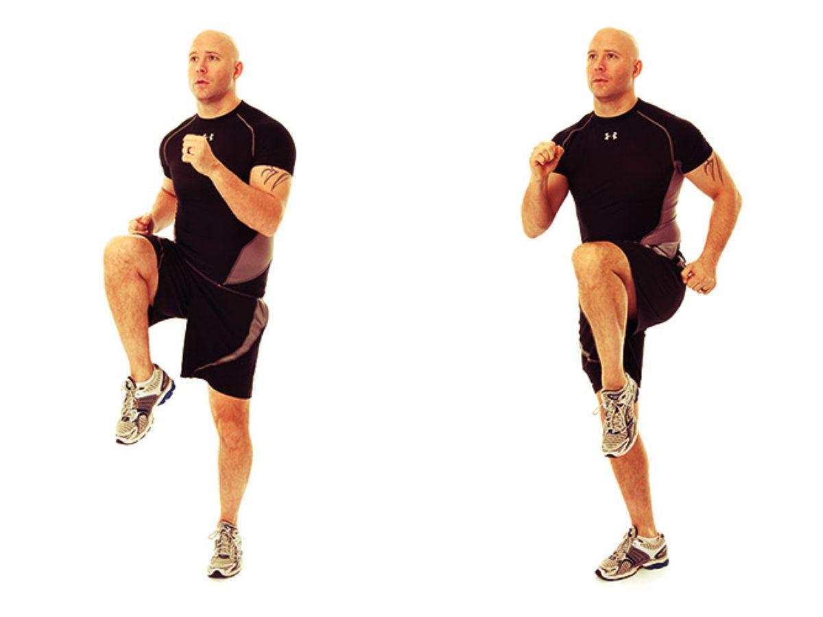 Latihan Berat Badan - Resisted Sprints atau High Knee Runs