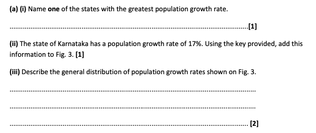 iGCSE Geography revision notes,Population Density and Distribution