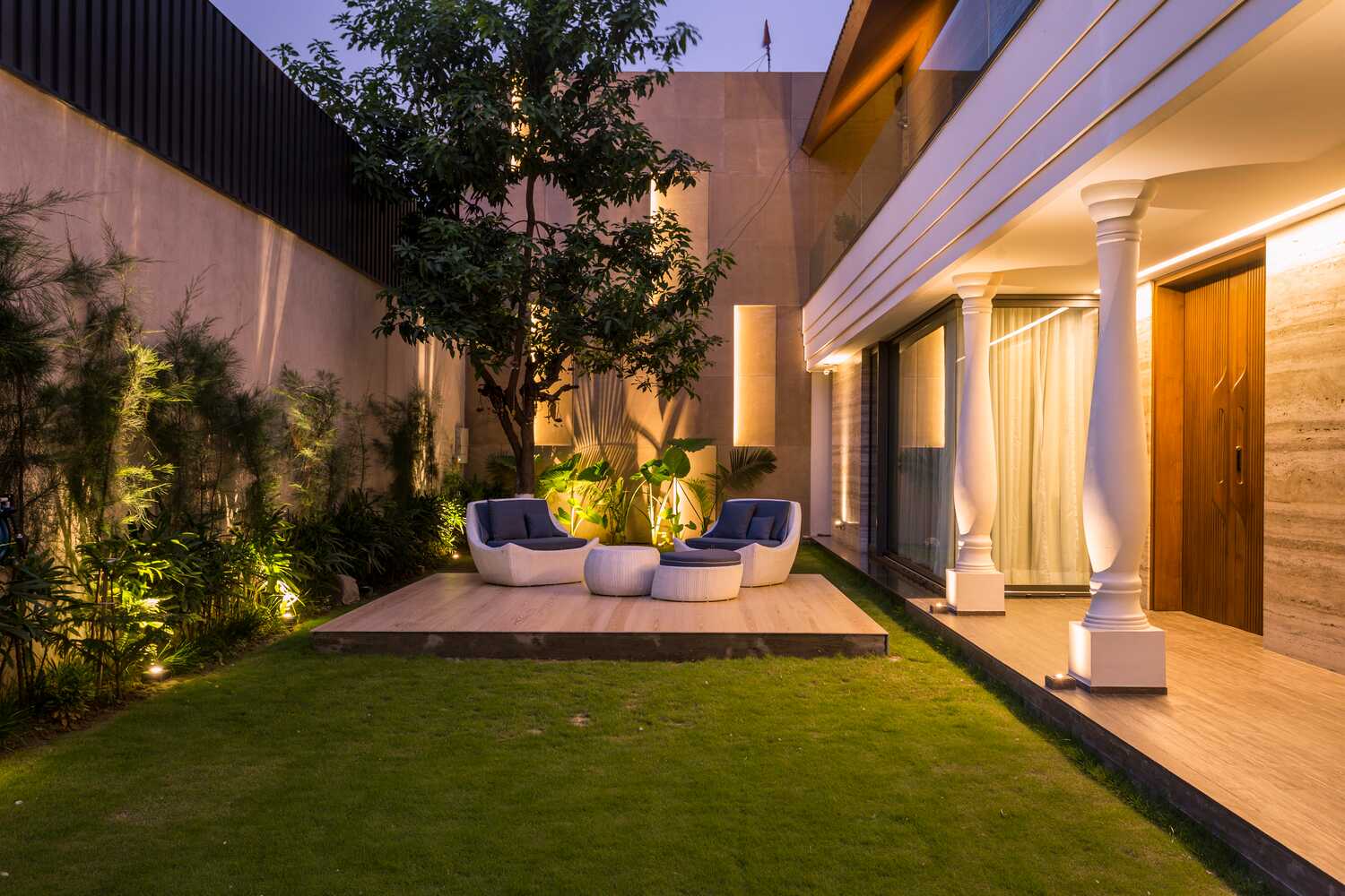 View of an Indian contemporary house - Vastu Compliance for Landscape Design in Architectural Projects - image 2