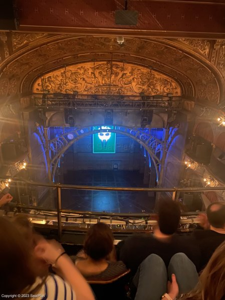 View from seat Balcony C16 at Palace Theatre London for Harry Potter and the Cursed Child