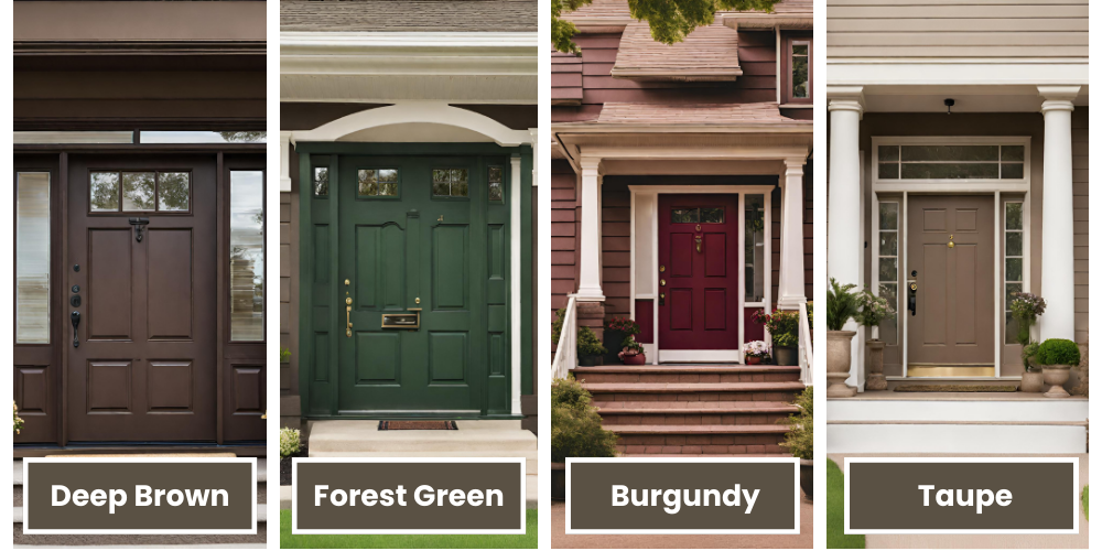 Front Door Colors For Brown House
