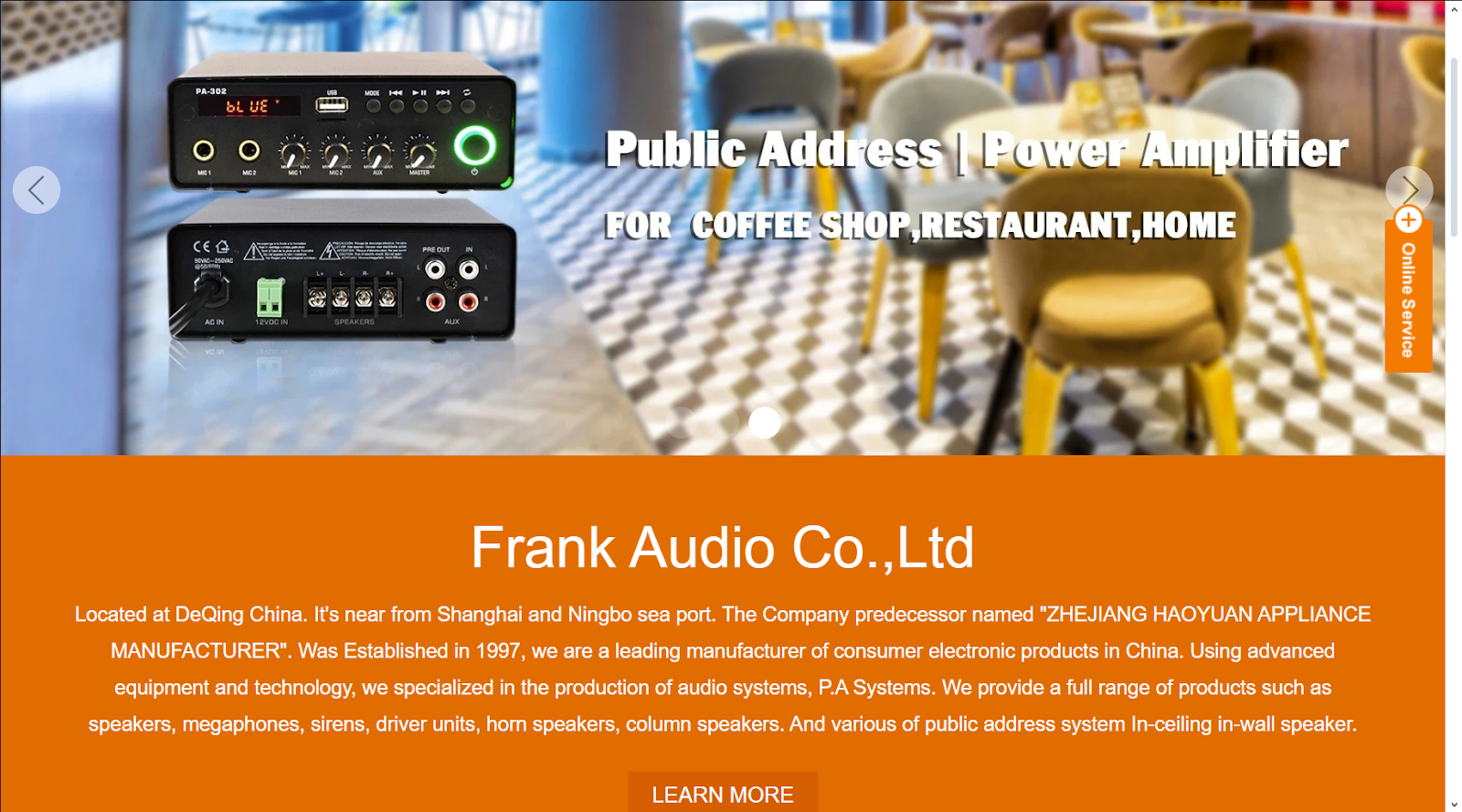 Frank Audio (one of the best wholesale suppliers in China)