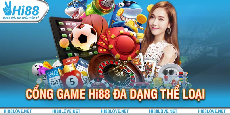 Cổng game với vô vàn thể loại, mang đến sân chơi đa dạng cho thành viên