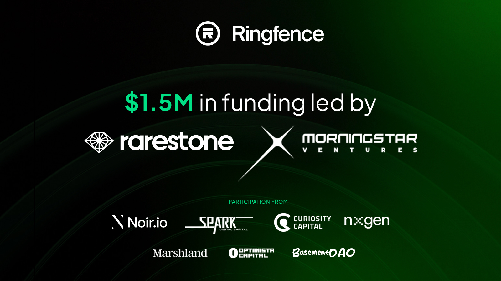 Ringfence announces $1.5m raise to empower and reward creators - 1