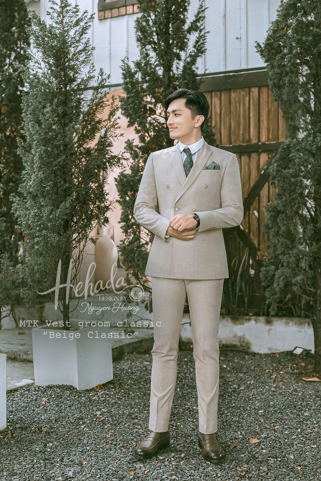 Form dáng vest Beige Classic