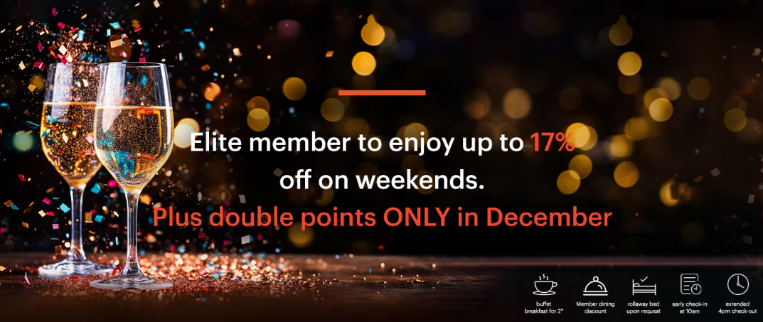 IHG One Rewards offers elite members double points for stays in Greater China
