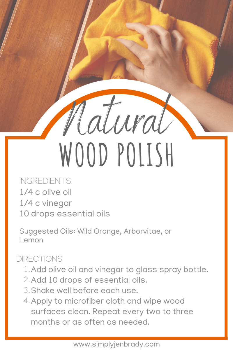 A simple natural wood polish recipe.