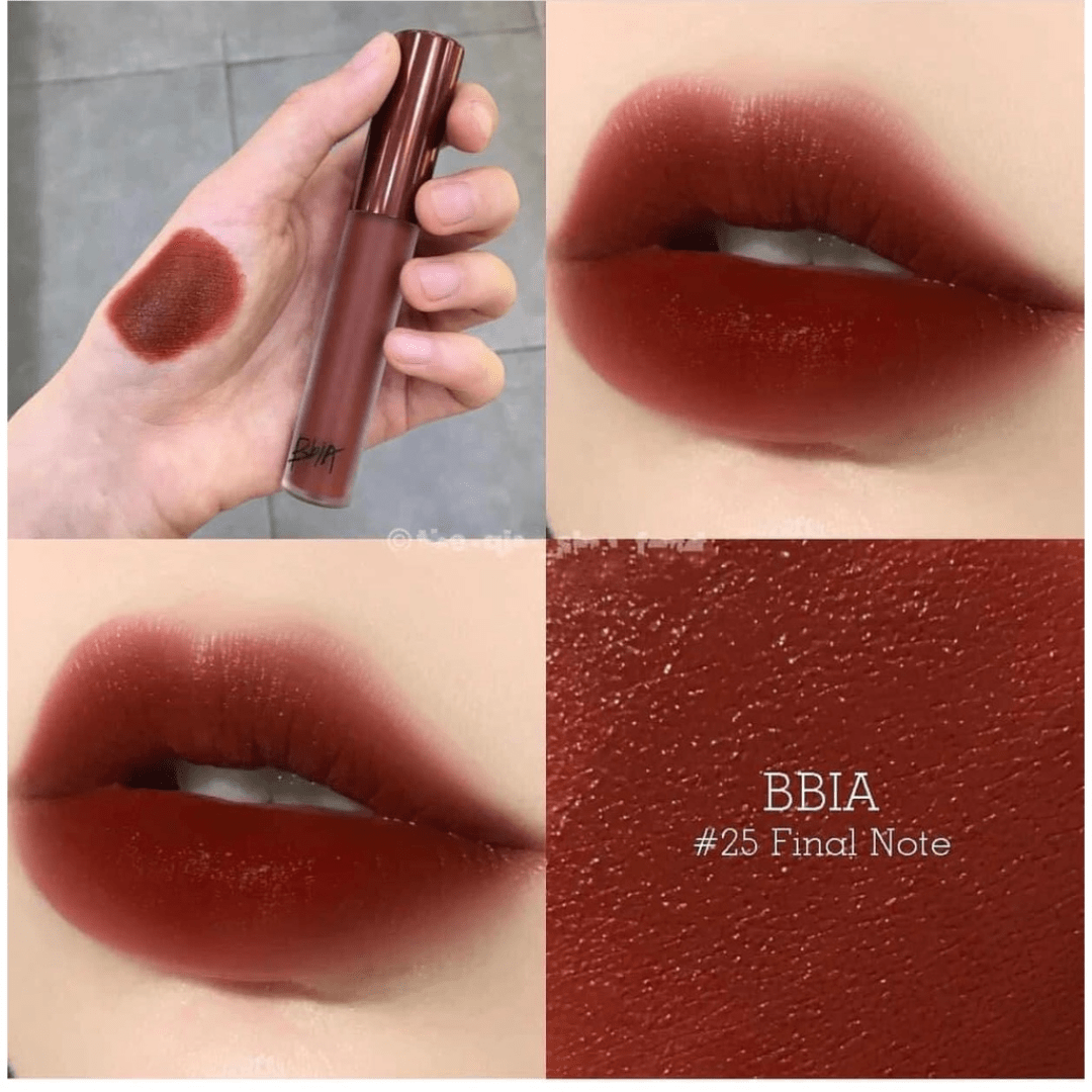 Những thỏi son quốc dân: Bbia Last Velvet Lip Tint màu 25 Final Note