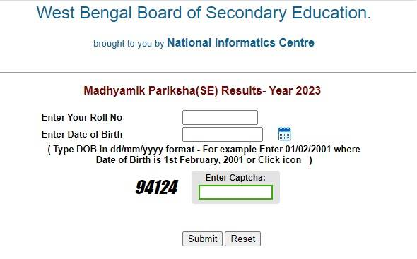 Check the WBBSE Madhyamik Result