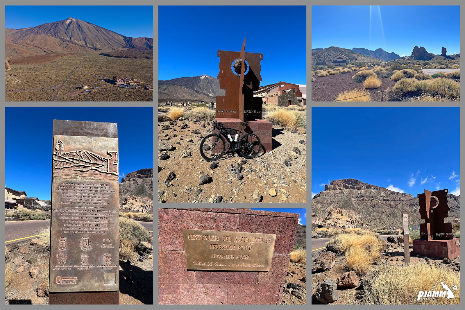 photo collage shows monument outside of visitor's center