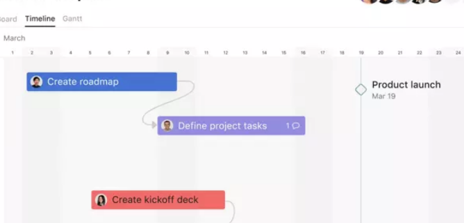 image showing Asana as production workflow software