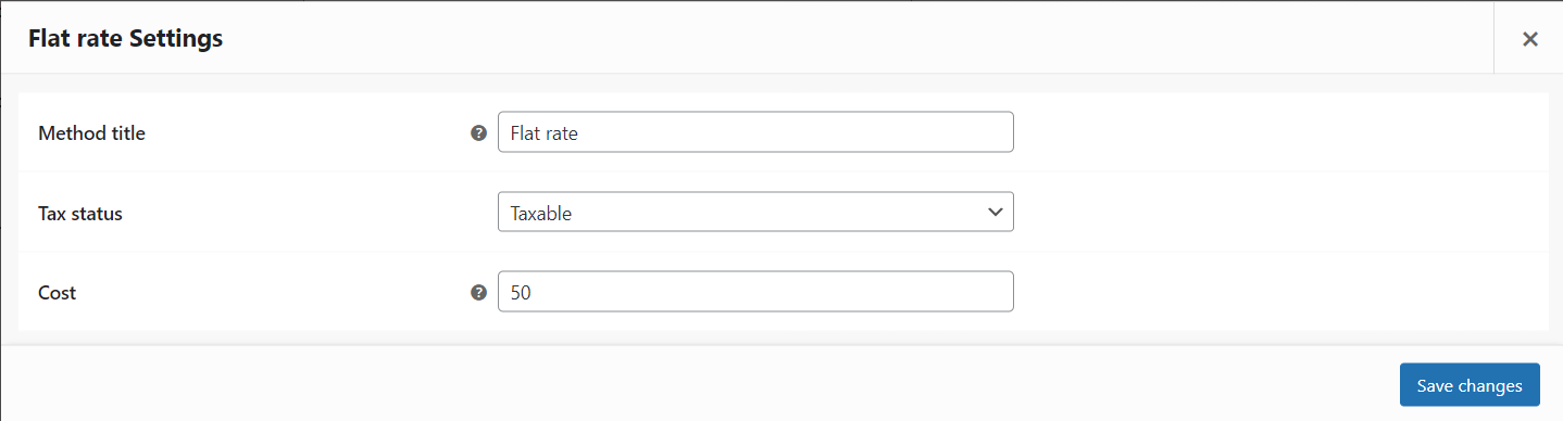 shipping charges