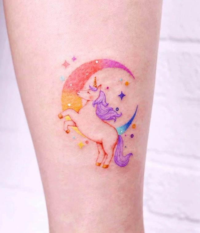 29 Gorgeous Unicorn Tattoos To Embrace Your Magic Within