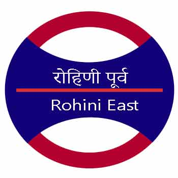 rohini east metro station