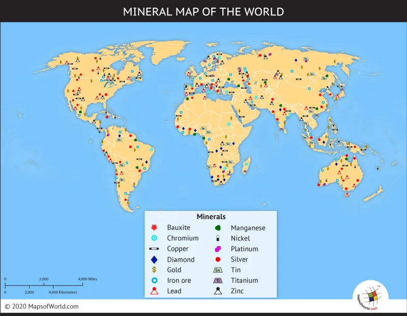 DISTRIBUTION OF MINERAL RESOURCES