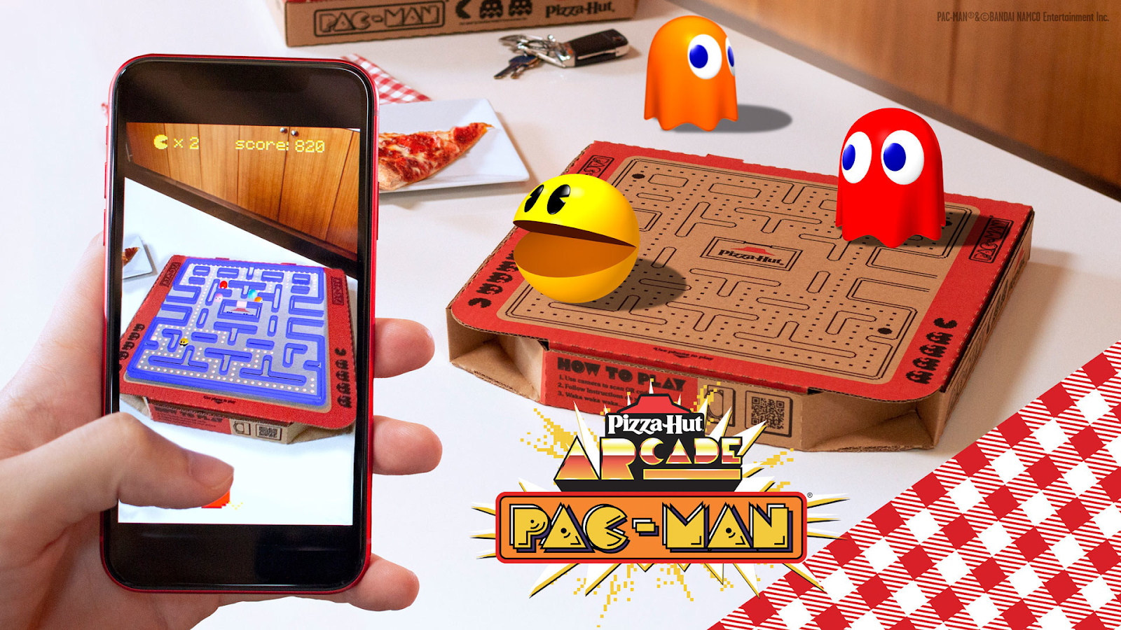 Pac-Man x Pizza Hut collaboration
