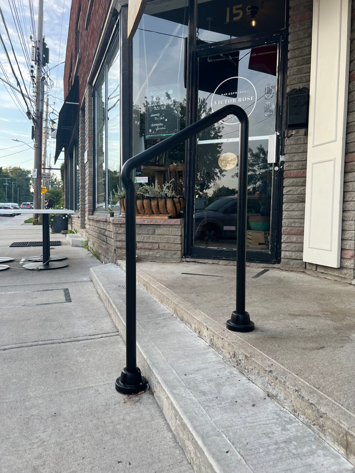 Storefront Exterior Handrails