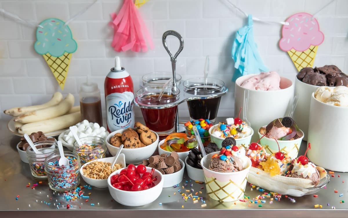 Ice Cream Sundae Bar - Culinary Hill