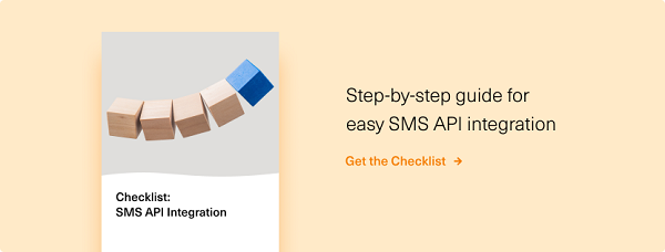 SMS API Integration Checklist