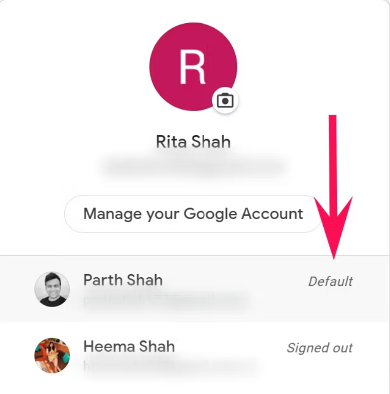 How To Change Default Google Account On Safari iPhone 1