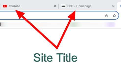 site title examples