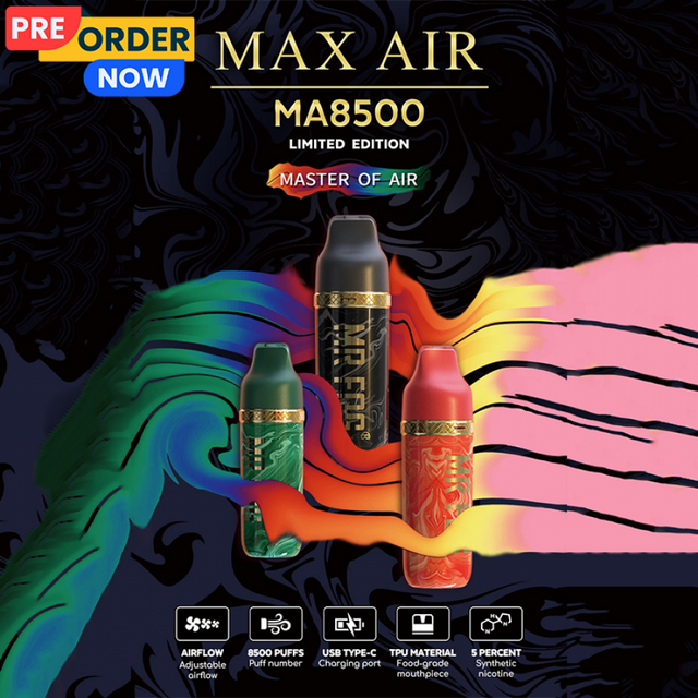 MR FOG MAX AIR MA8500 RECHARGEABLE 8500 PUFFS DISPOSABLE VAPE