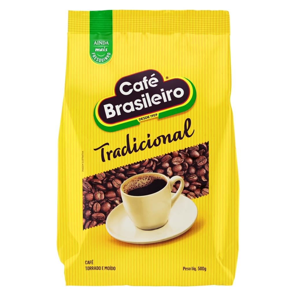 Café Moído Brasileiro Vácuo Tradicional 500g