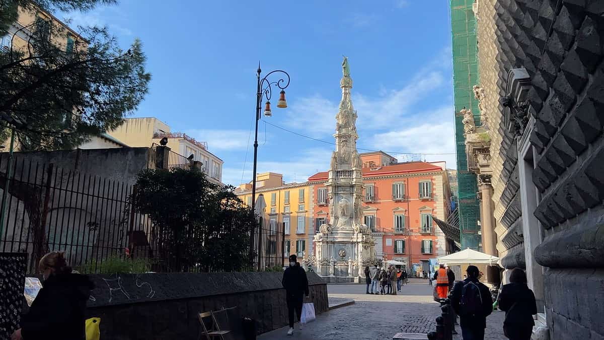 Napoli historic city center