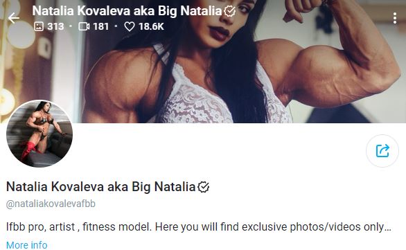 Natalia Kovaleva OnlyFans Account