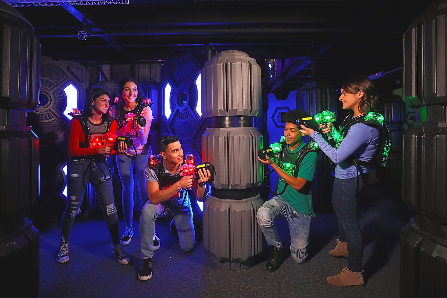 Two-Level Laser Tag - Laser Tag for Adults and Kids - iPlay America