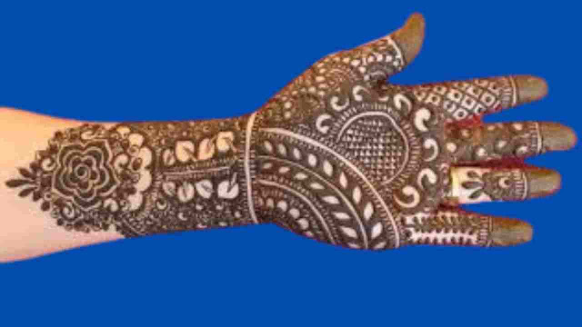 holi special mehndi design