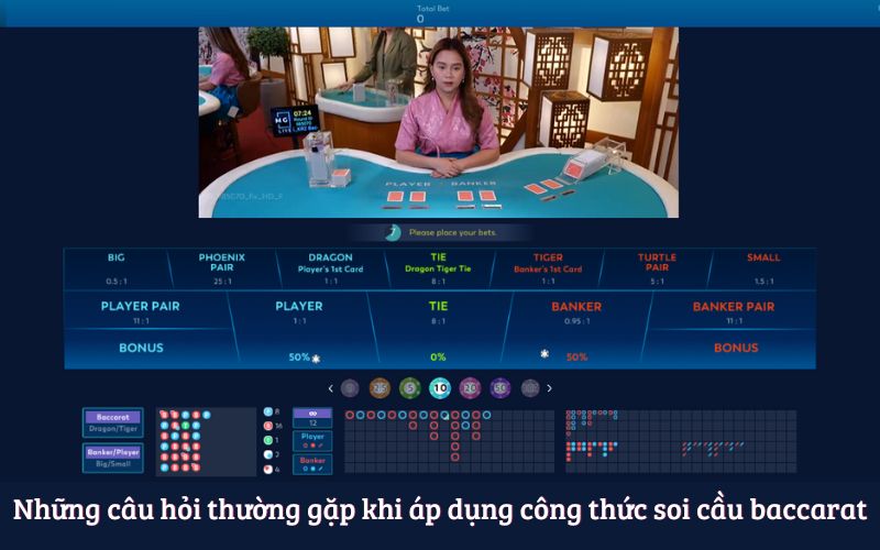 Những câu hỏi thường gặp khi áp dụng công thức soi cầu baccarat