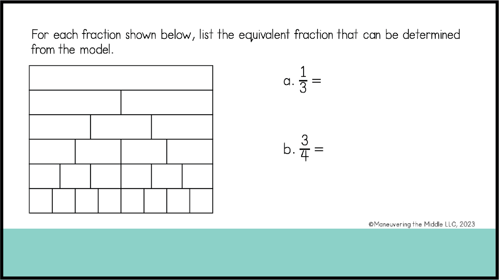 Adding and subtracting fractions using models is an excellent way to introduce fractions to 5th grade students. Learn how to do this here! | maneuveringthemiddle.com