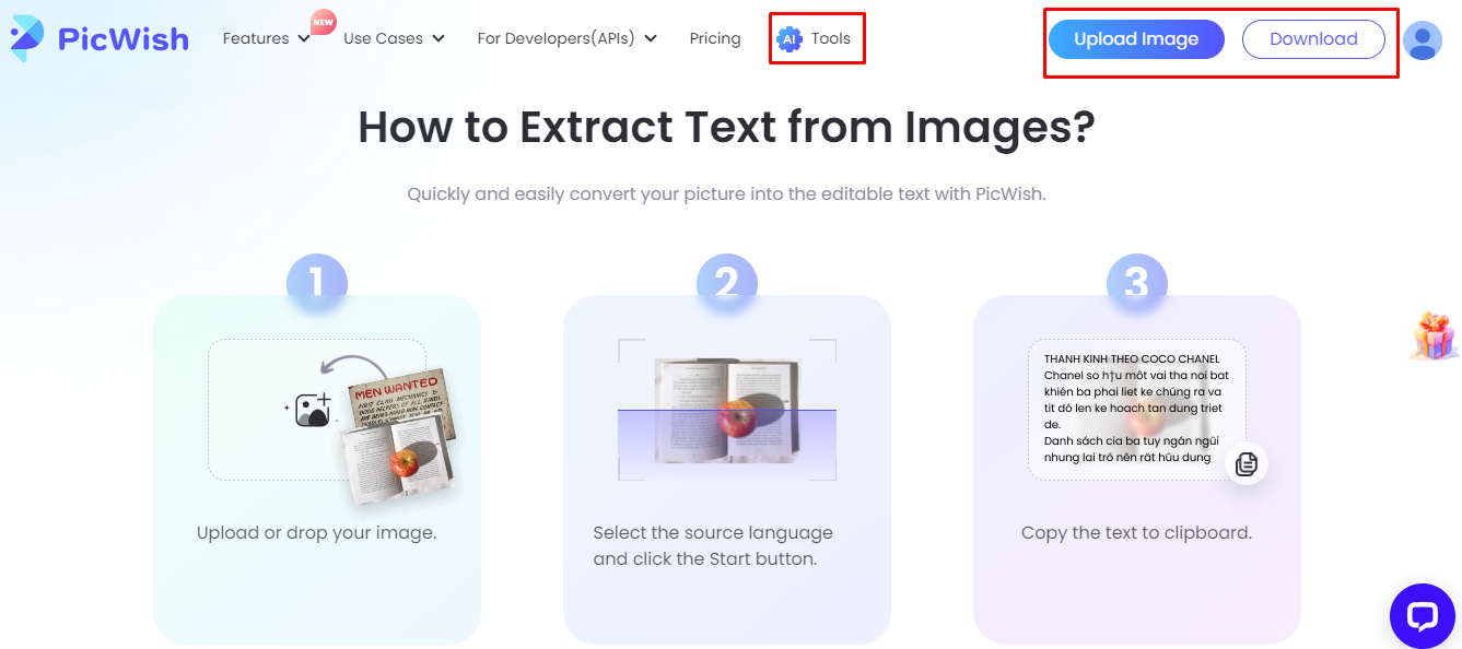 Tools for Image to Text Extraction