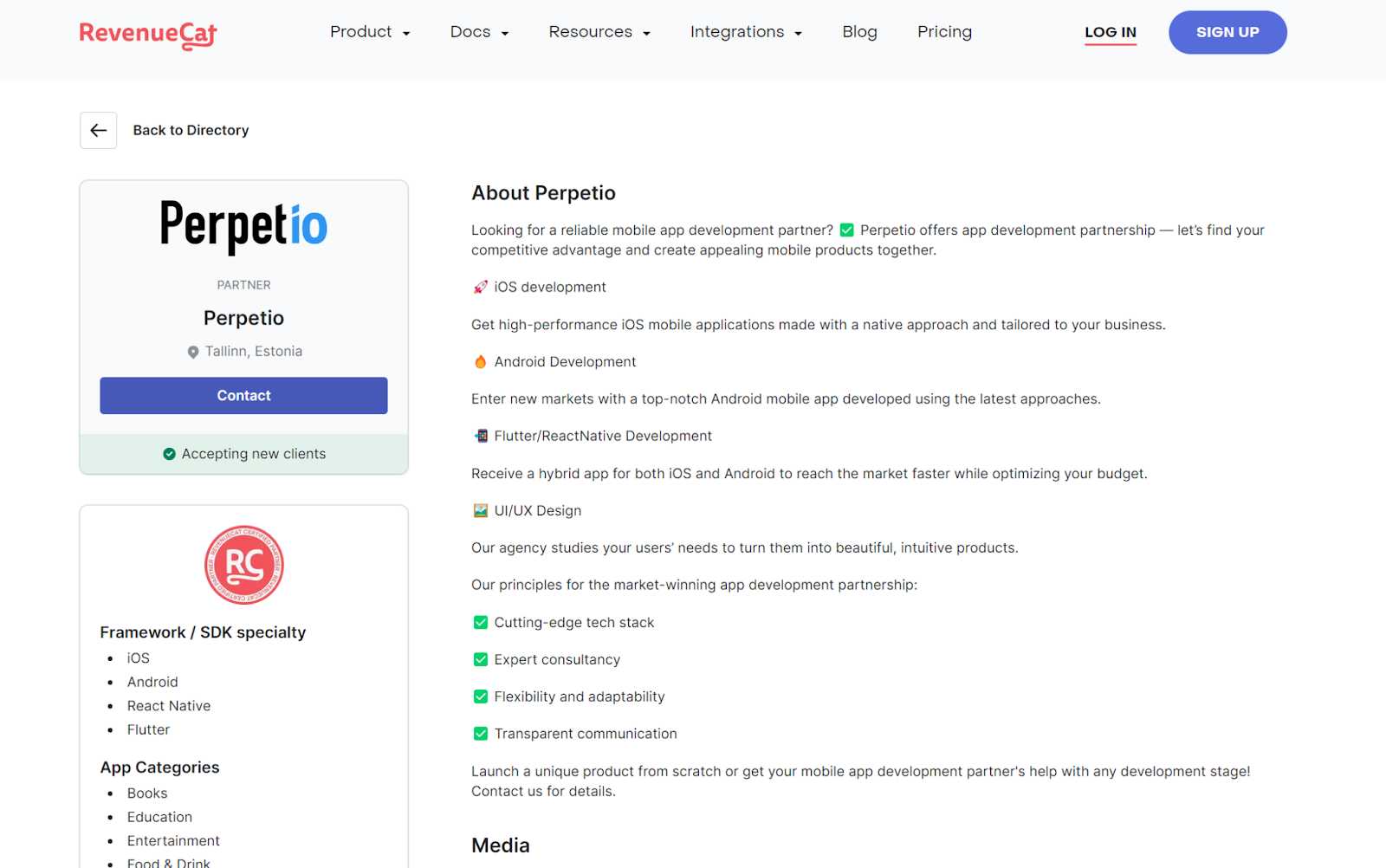Perpetio is Now an Official RevenueCat Partner
