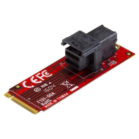 Startech U.2 to M.2 Adapter for U.2 NVMe SSD - M.2 PCIe x4 Host ...