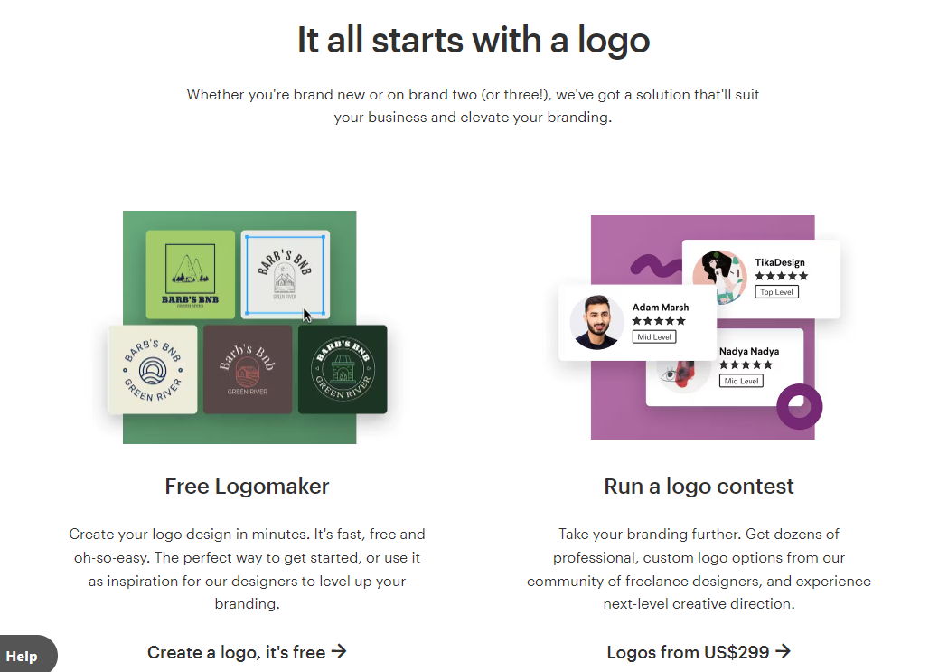 99designs: It all starts with a logo