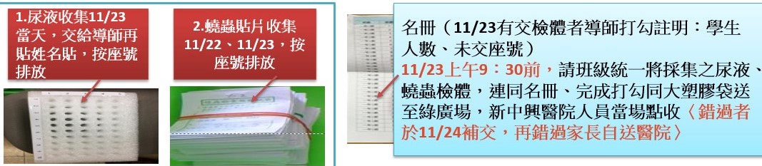 112學年健康中心週報與傳閱各學年主任-B組雅琳阿姨業務轉達