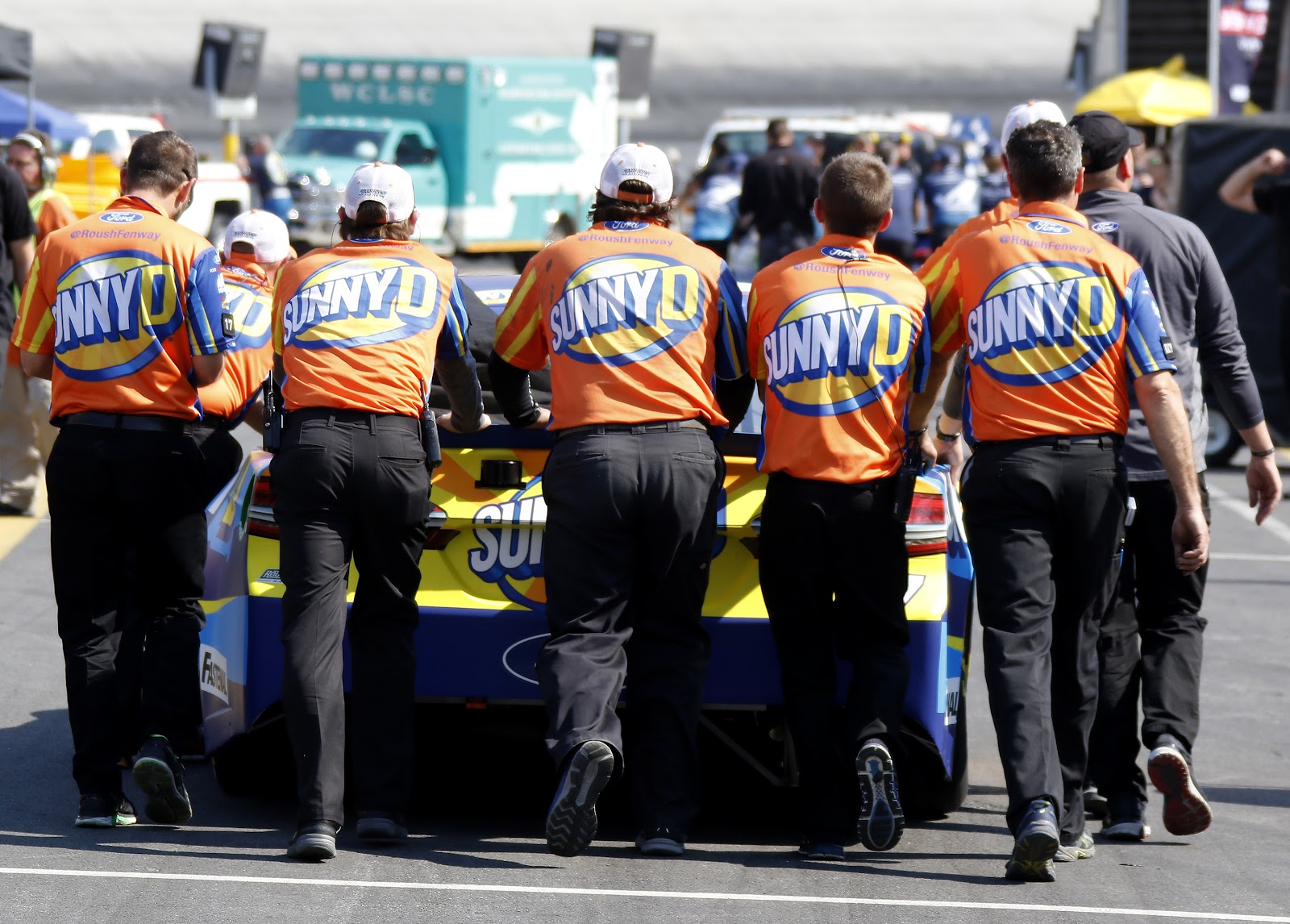 Sunny Delight rebranded as SunnyD in 2003, and now sponsors a NASCAR team in addition to their line of vodka seltzers. (Jeff Robinson/Icon Sportswire via Getty Images)
