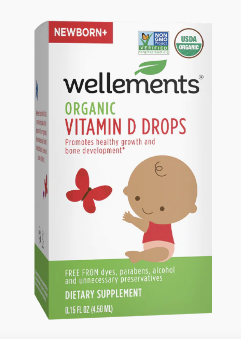 Wellements Vitamin D drops for breastfeeding mothers