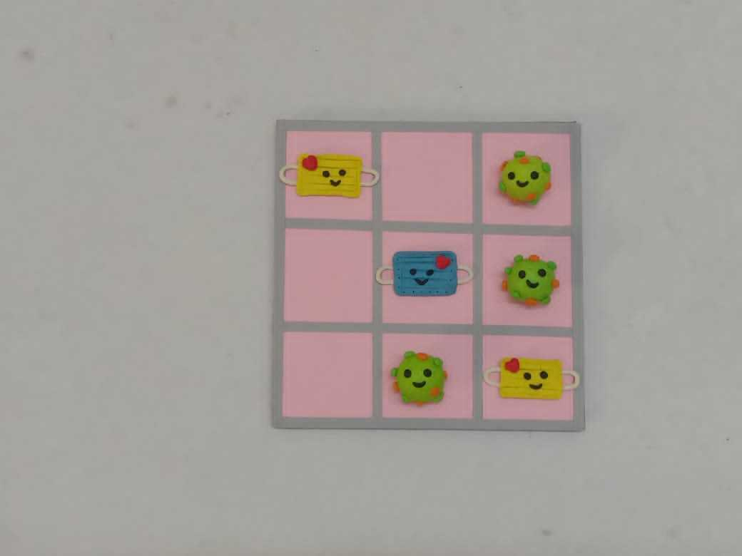 Easy to Make Clay Tic Tac Toe Game craft